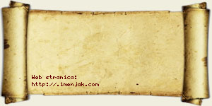 Adam Egerić vizit kartica